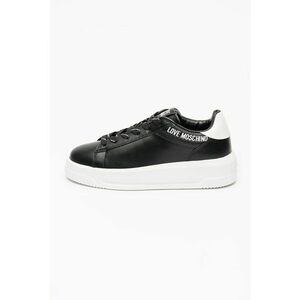 Pantofi sport low-cut din piele Eclipse - Alb/Negru imagine