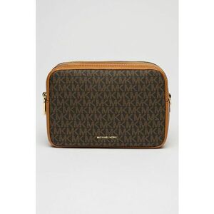 Geanta crossbody cu imprimeu logo Bryant - Negru/Maro scortisoara imagine