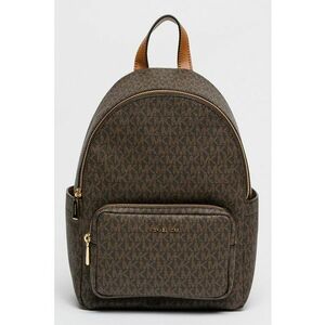 Rucsac cu model monograma Tanner - Negru/Maro imagine