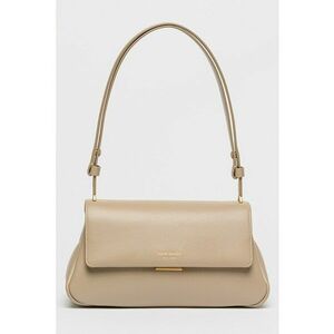 Geanta de piele cu bareta de umar Grace - Maro taupe deschis imagine