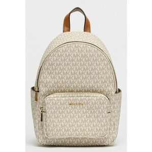 Rucsac cu model monograma Tanner - Maro/Alb murdar imagine