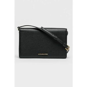 Geanta crossbody de piele Jet Set - Negru imagine