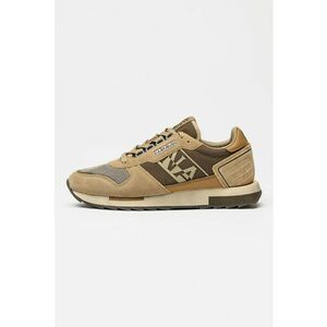 Pantofi sport cu insertii din piele intoarsa Virtus - Maro taupe inchis/Maro deschis imagine