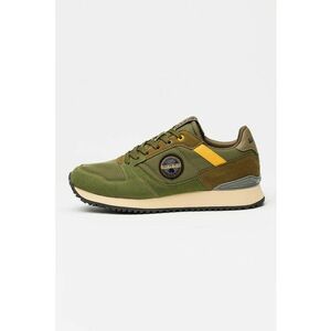 Pantofi sport cu insertii din material textil Cosmos - Maro/Verde masliniu inchis imagine