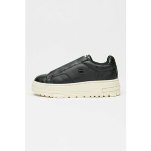 Pantofi sport slip-on de piele ecologica cu platforma Lhana II - Negru imagine
