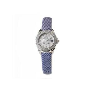 Ceas dama - 30mm - inox - curea piele naturala - Argintiu imagine