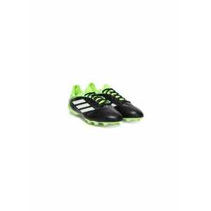 Pantofi sport piele naturala - pentru fotbal - Negru/Verde neon imagine
