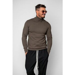 Pulover cu guler inalt Brown 19869 - Maro imagine