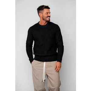 Pulover barbati Black 19890 - Negru imagine