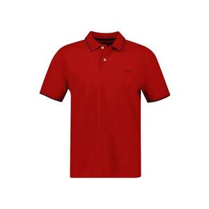 Tricou polo din material pique - Rosu imagine