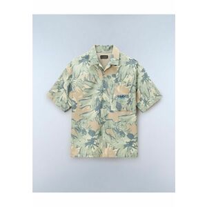 Camasa din bumbac cu imprimeu tropical Talla imagine