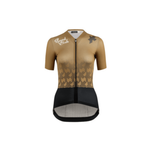 Tricou ciclism dama Dyora RS S9 Targa Speed Club - Negru/Maro imagine