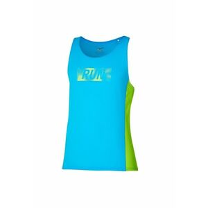Maiou alergare barbati DryAeroFlow Graphic SS 2024 - Verde/Albastru imagine