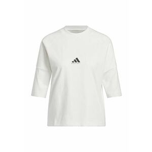 Tricou lejer cu maneci cazute - Alb imagine