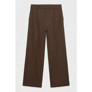 Pantaloni eleganti drepti - Maro inchis imagine
