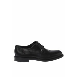 Pantofi oxford din piele - Negru imagine