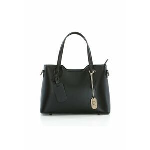 Geanta piele cu bareta de umar1112 - Negru - 22x28x8 - 22x28x8 imagine