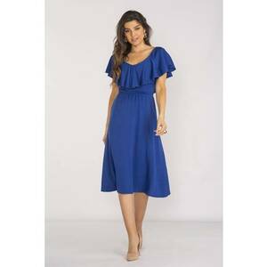 Midi Rochie Maneca scurta Rotund A659 imagine