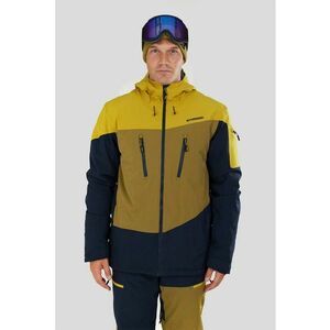 Jacheta cu model colorblock - pentru schi Privet Allmountain - Albastru ultramarin/Galben mustar imagine