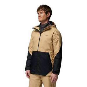 Geaca cu gluga - pentru schi Snowy Summit - Negru/Maro camel imagine