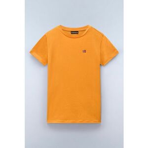 Tricou de bumbac Salis - Portocaliu persan imagine