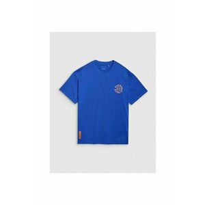 Tricou Oversize Barbati Bumbac 100% - Cobalt - Casual/Sport - SS25 imagine
