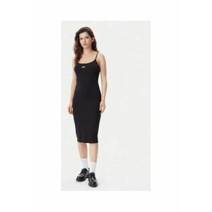 Rochie de vara - negru - bumbac-elastan - imagine