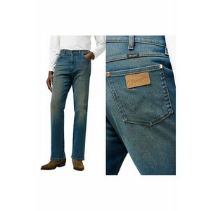 Spodnie Męskie Wrancher Regular Fit Bootcut Faded Jeansy W33 - Albastru imagine