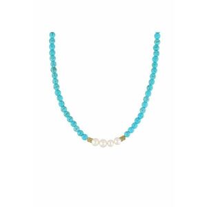 Colier/Choker Turquoise cu Perle Sic Moda 6108A imagine