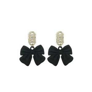 Cercei Clips elegant - retro - auriu - 4x2 - 9cm imagine