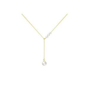 Colier din Argint 925 - Minimalist cu perla - 6100 imagine