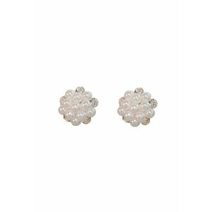 Cercei - elegant - perle sintetice - auriu - 1 - 4x1 - 4cm imagine