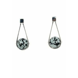 Cercei spinning stone drop 2180 - marmorati - imagine