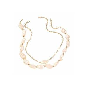Set 2 coliere 5145 - Auriu - lungime 50 cm imagine