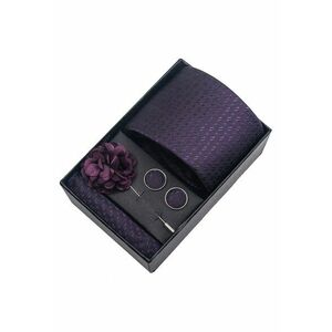Set masculin 4 piese 6064 - Visiniu inchis imagine