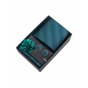 Set masculin 4 piese 6064 - Verde cu imprimeu imagine