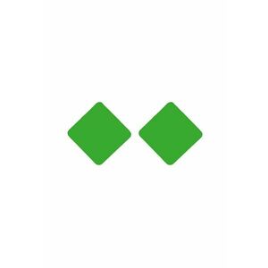 Cercei Romb 5708 - verde crud imagine