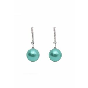 Cercei bila 5134 - Verde menta imagine