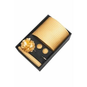 Set masculin 4 piese 6064-5 - Galben Auriu imagine