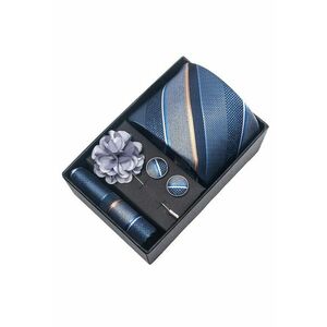 Set masculin 4 piese 6064-10 - Albastru Multicolor imagine