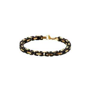 Bratara 5385A Titan - Negru/Auriu - 5mm imagine