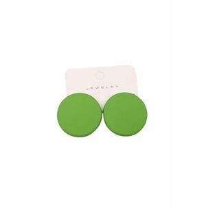 Cercei rotunzi 4387 - verde crud imagine