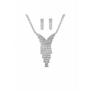 Set Colier si cercei 5688 - Argintiu imagine