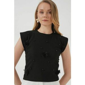 Top dama - HiCCUP - Poliester - Negru imagine