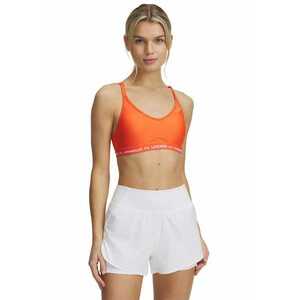 Bustiera crossback cu detalii logo pentru fitness - Portocaliu mandarina imagine