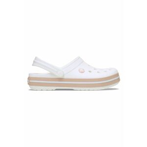 Saboti Crocband 41-42 EU - M8/W10 US Alb - White/Pink Caramel imagine