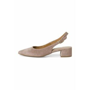 Pantofi slingback cu toc masiv - Grej imagine
