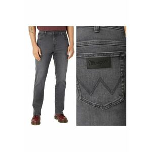 Blugi Barbati - Texas - Straight Fit - Talie Medie - Fermoar - Lungi - 5 Buzunare - Bumbac - Gri - Albastru imagine
