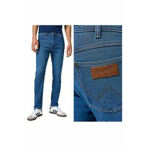 Blugi Barbati - Larston - Straight Fit - Talie Joasa - Lungi - Fermoar - 5 Buzunare - Bumbac - W38-L30 US - Albastru imagine