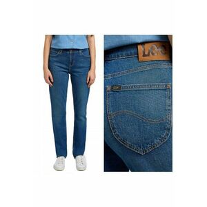 Blugi Dama - Marion Straight - Straight Fit - Talie Medie - 5 Buzunare - Lungi - Fermoar - Bumbac - W28-L31 US - Albastru imagine